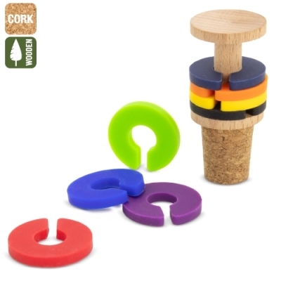 Tapón de corcho para botella
